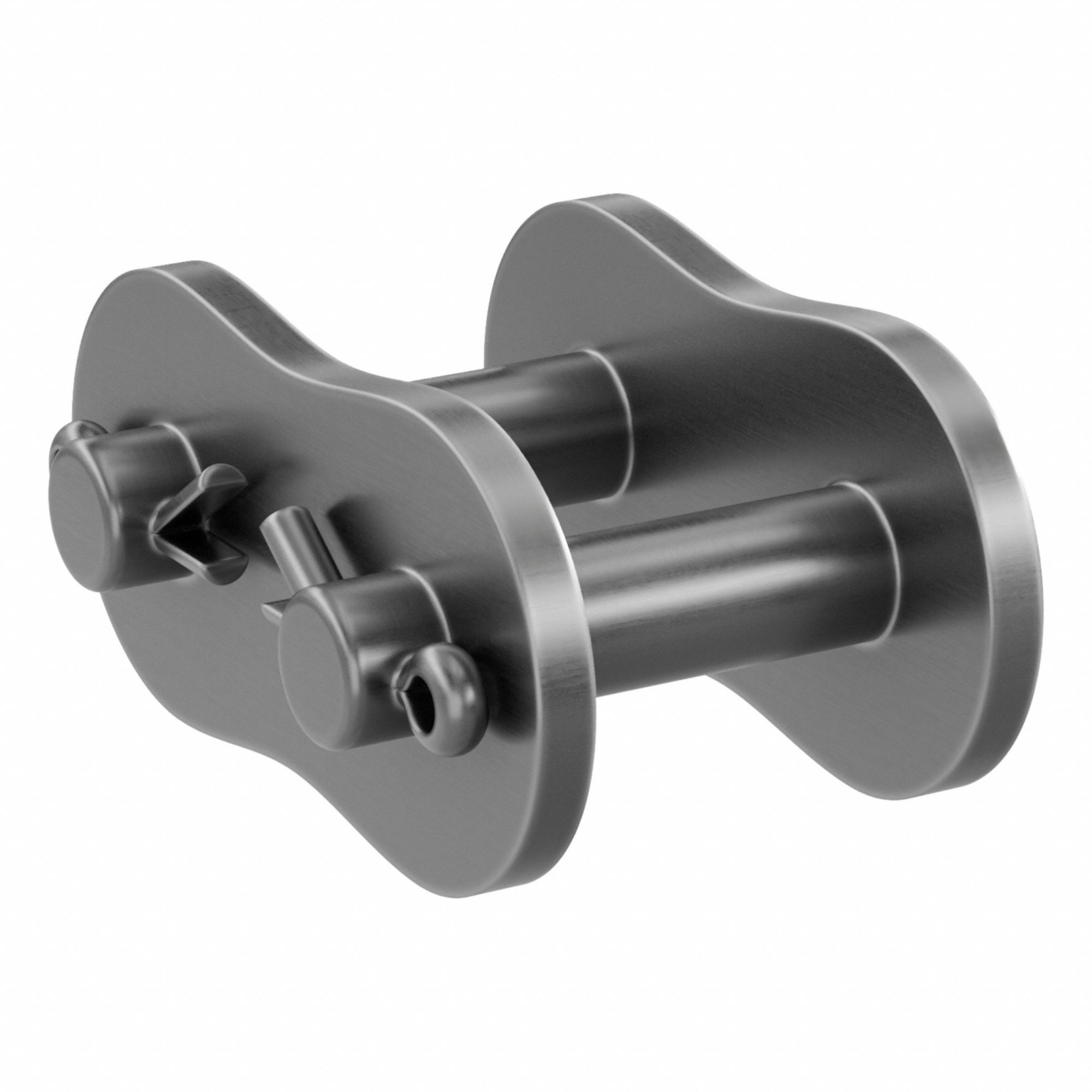 Connecting Link: For Std Roller Chains, 40, Single Strand, 1/2 in Pitch, Steel, 5 PK