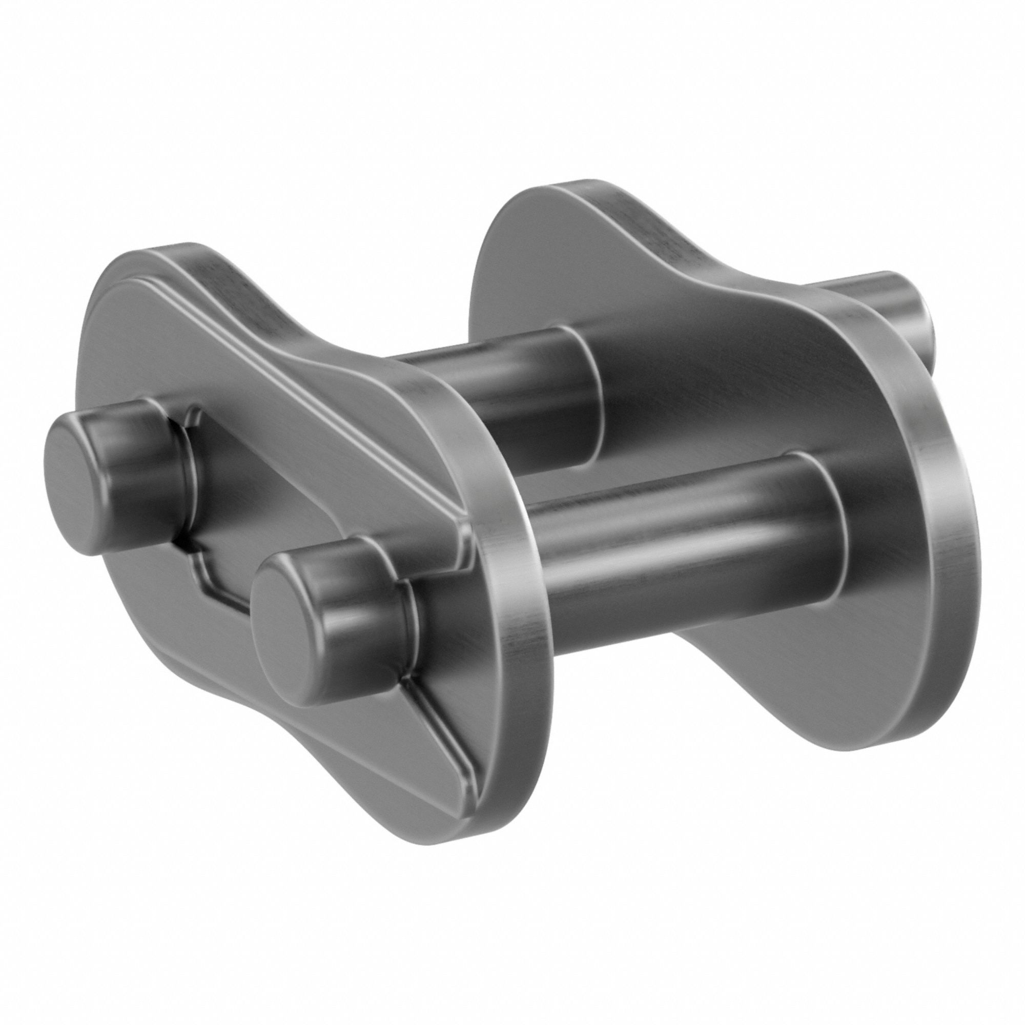 Attachment Link: For Std Roller Chains, D-1, 40, Single Strand, 1/2 in Pitch, Steel, 5 PK