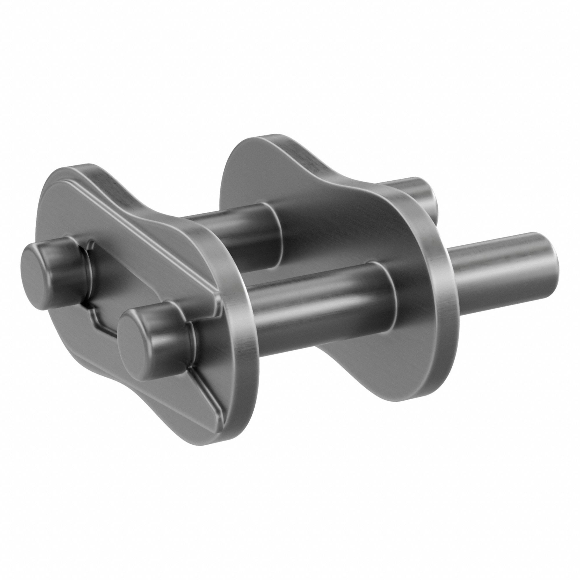 Attachment Link: For Std Roller Chains, D-3, 40, Single Strand, 1/2 in Pitch, Steel, 5 PK