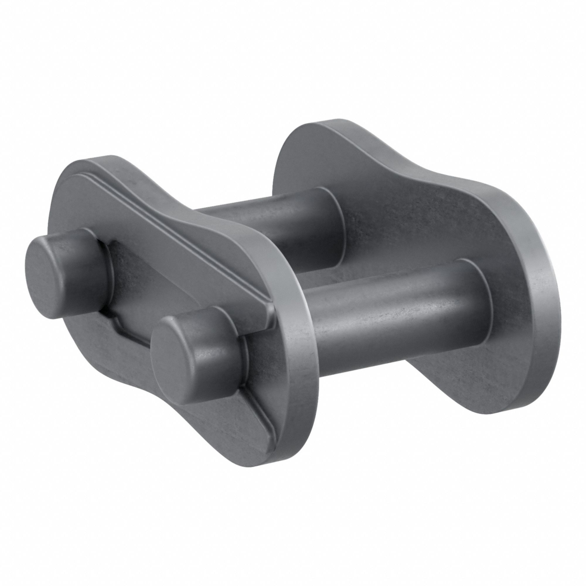 Connecting Link: For Coated Roller Chains, 40, Single Strand, 1/2 in Pitch, Steel, 5 PK