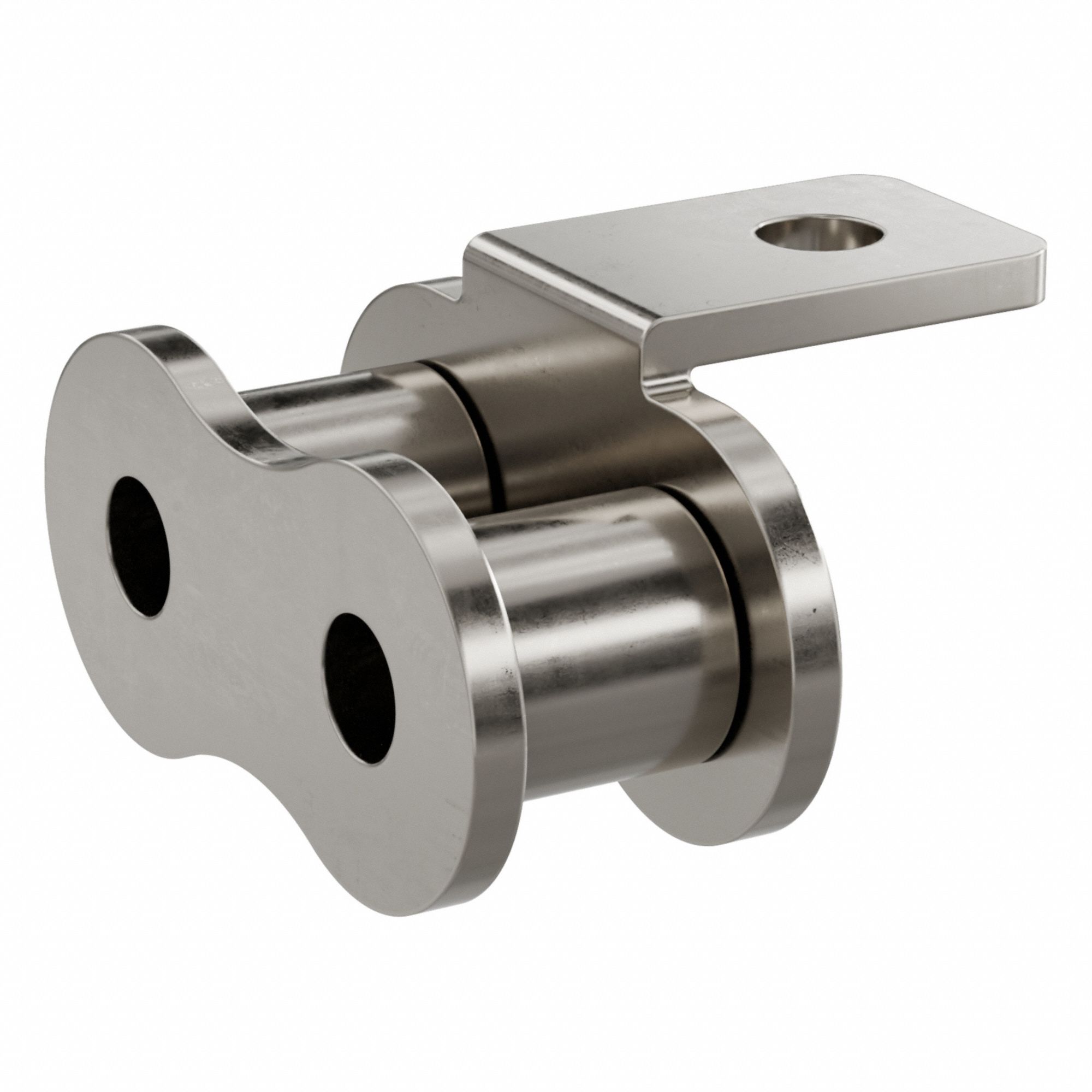 Roller Attachment Link: For Nickel-Plated Steel Roller Chains, A-1, 40, Single Strand, 5 PK