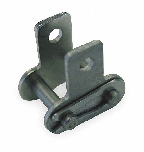 Attachment Link: For Nickel-Plated Steel Roller Chains, SK-1, 80, Single Strand, 1 in Pitch
