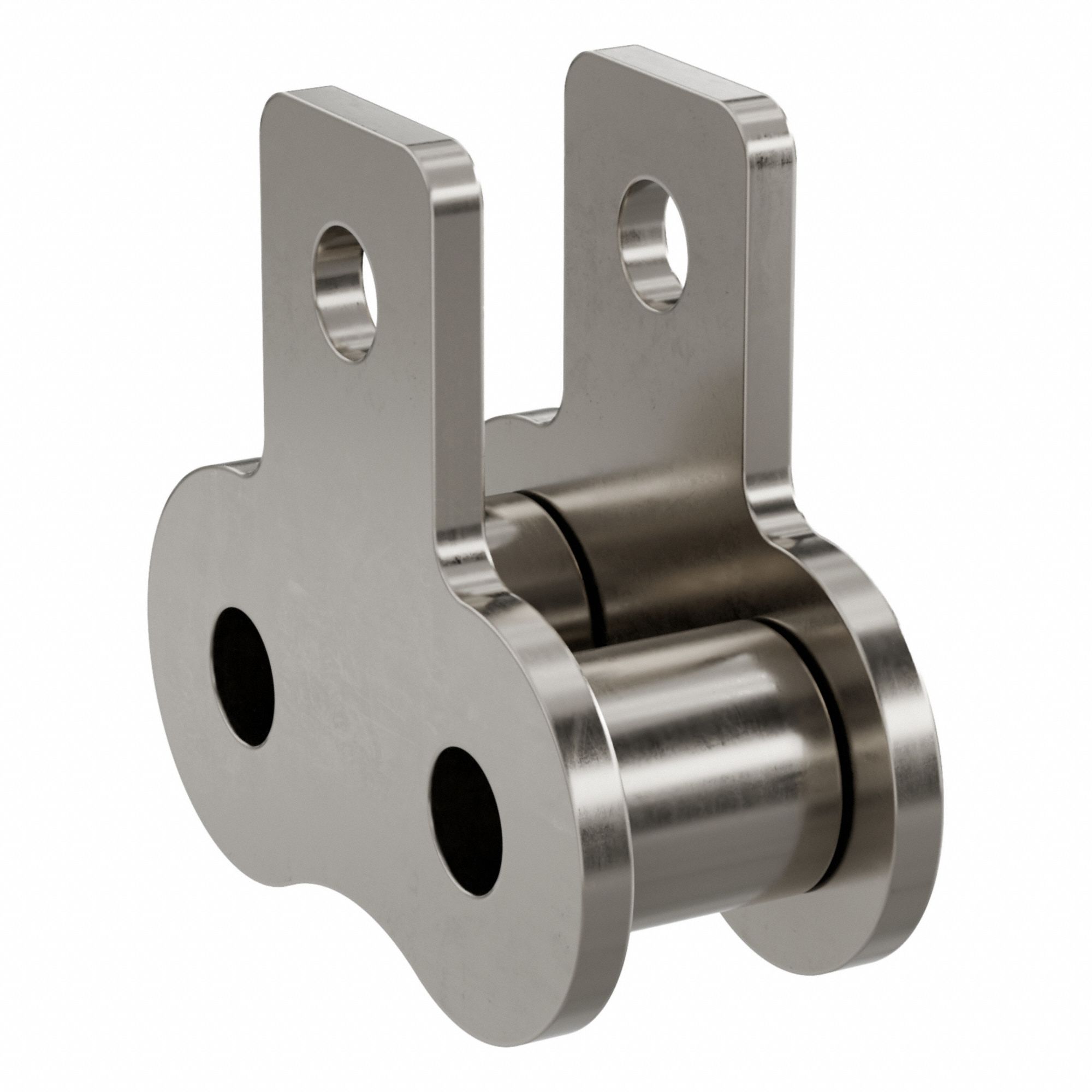 Roller Attachment Link: For Nickel-Plated Steel Roller Chains, SK-1, 40, Single Strand, 5 PK