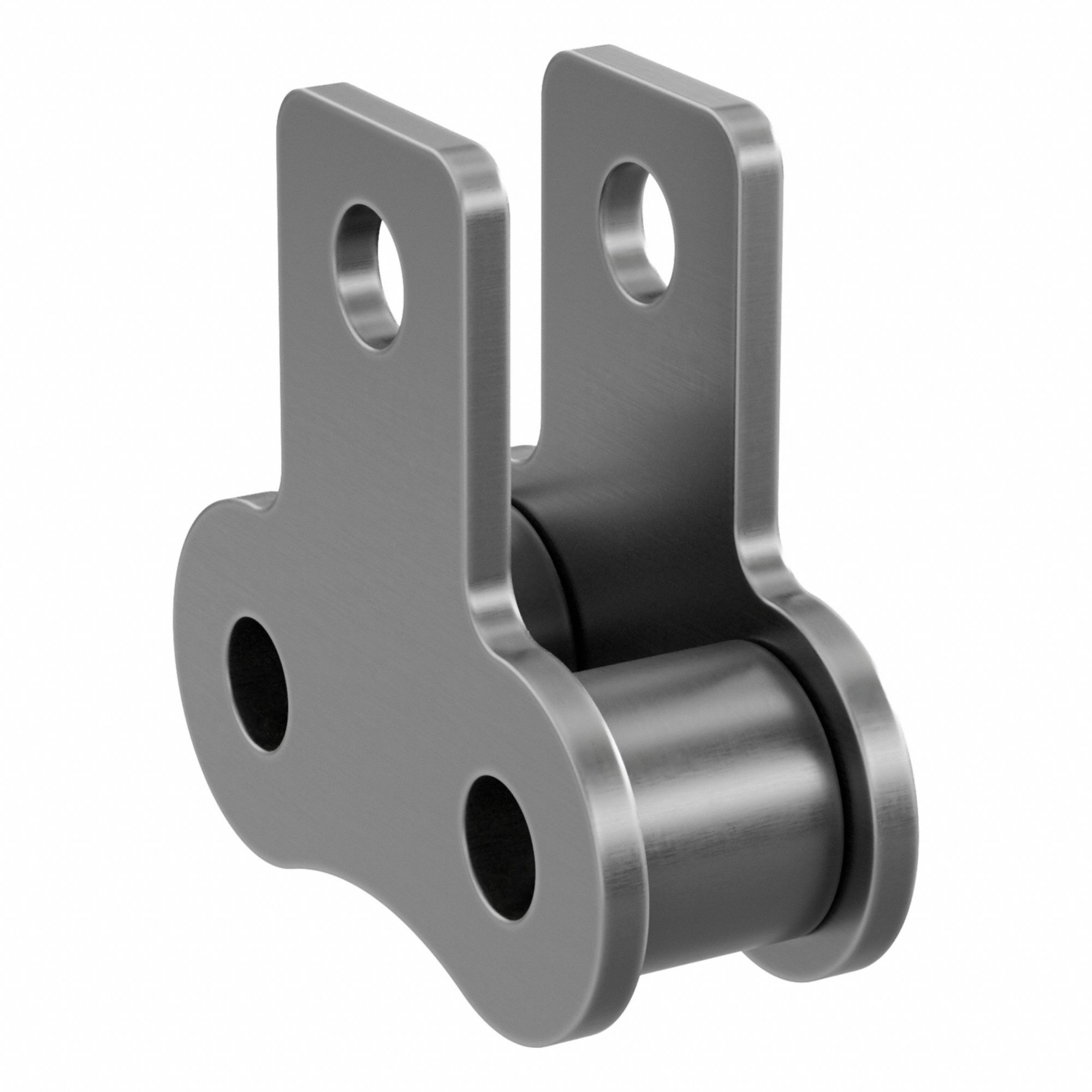 Roller Attachment Link: For Std Roller Chains, SK-1, 41, Single Strand, 1/2 in Pitch, 5 PK