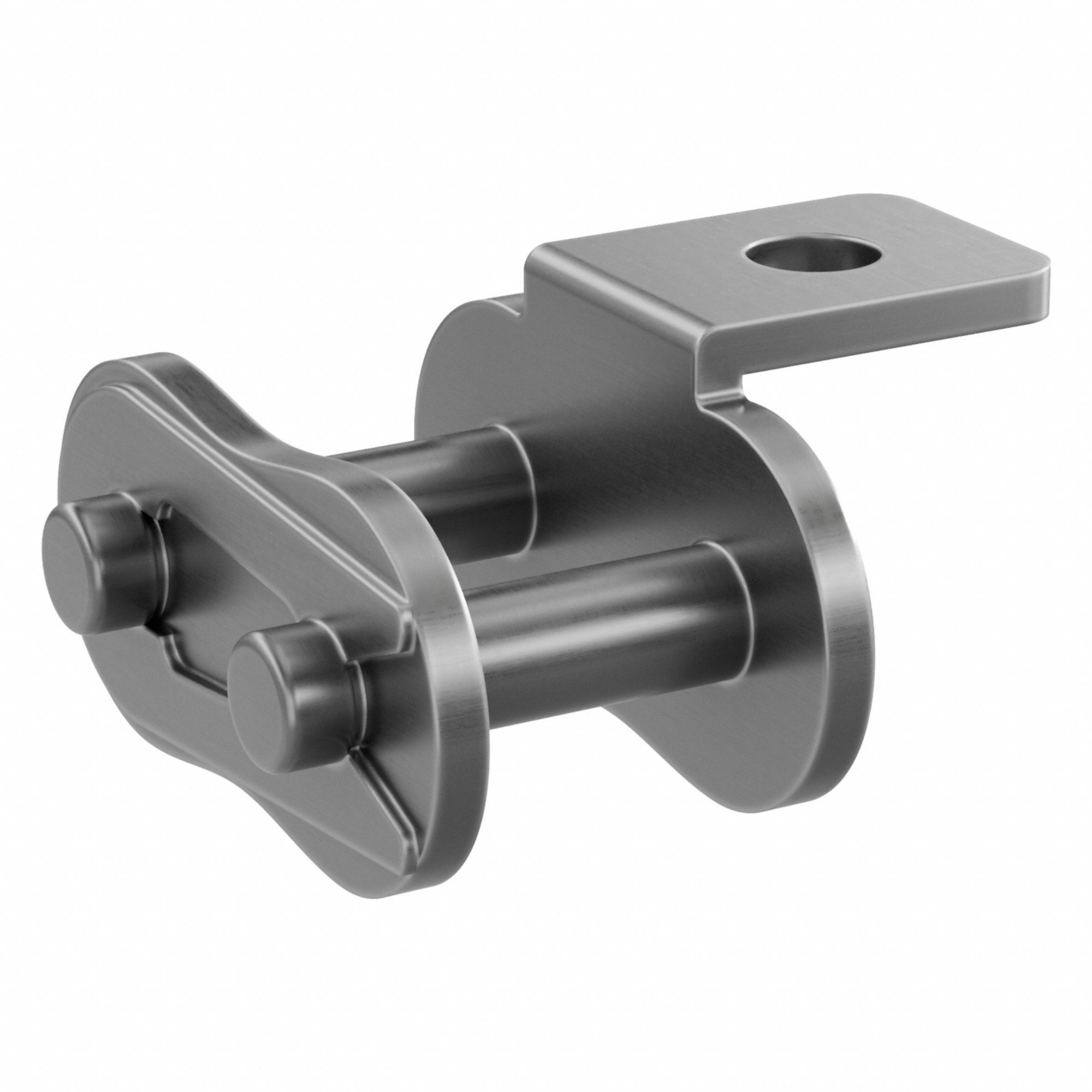 Attachment Link: For Std Roller Chains, A-1, 50, Single Strand, 5/8 in Pitch, Steel, 5 PK