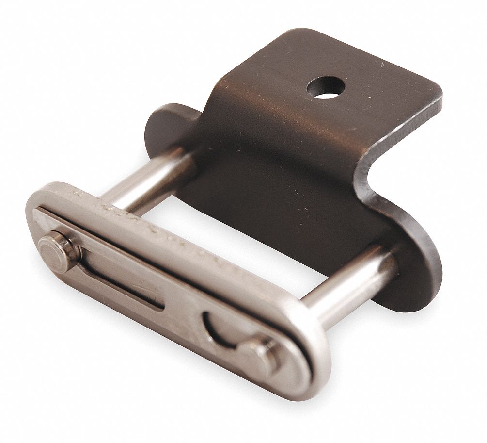 Attachment Link: For Lube-Free Roller Chains, A-1, 50, Single Strand, 5/8 in Pitch, 5 PK