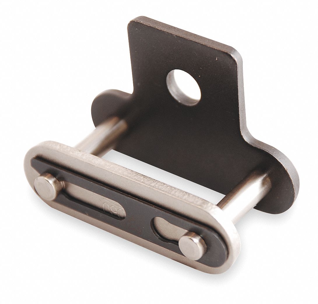 Attachment Link: For Lube-Free Roller Chains, SA-1, 40, Single Strand, 1/2 in Pitch, 5 PK