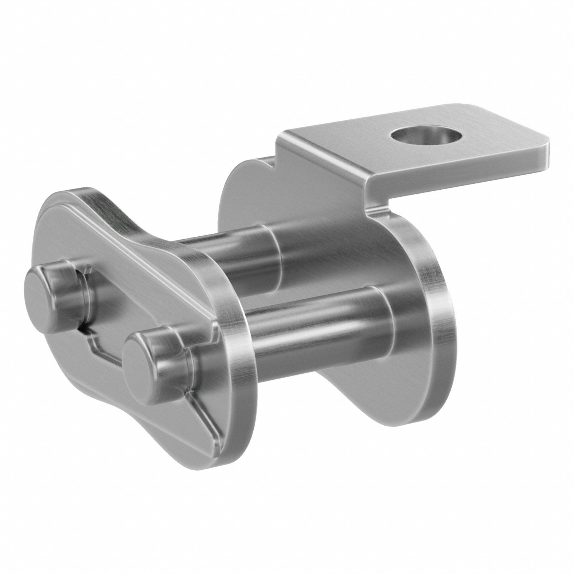 Attachment Link: For Stainless Steel Roller Chains, A-1, 50, Single Strand, Plain, 5 PK