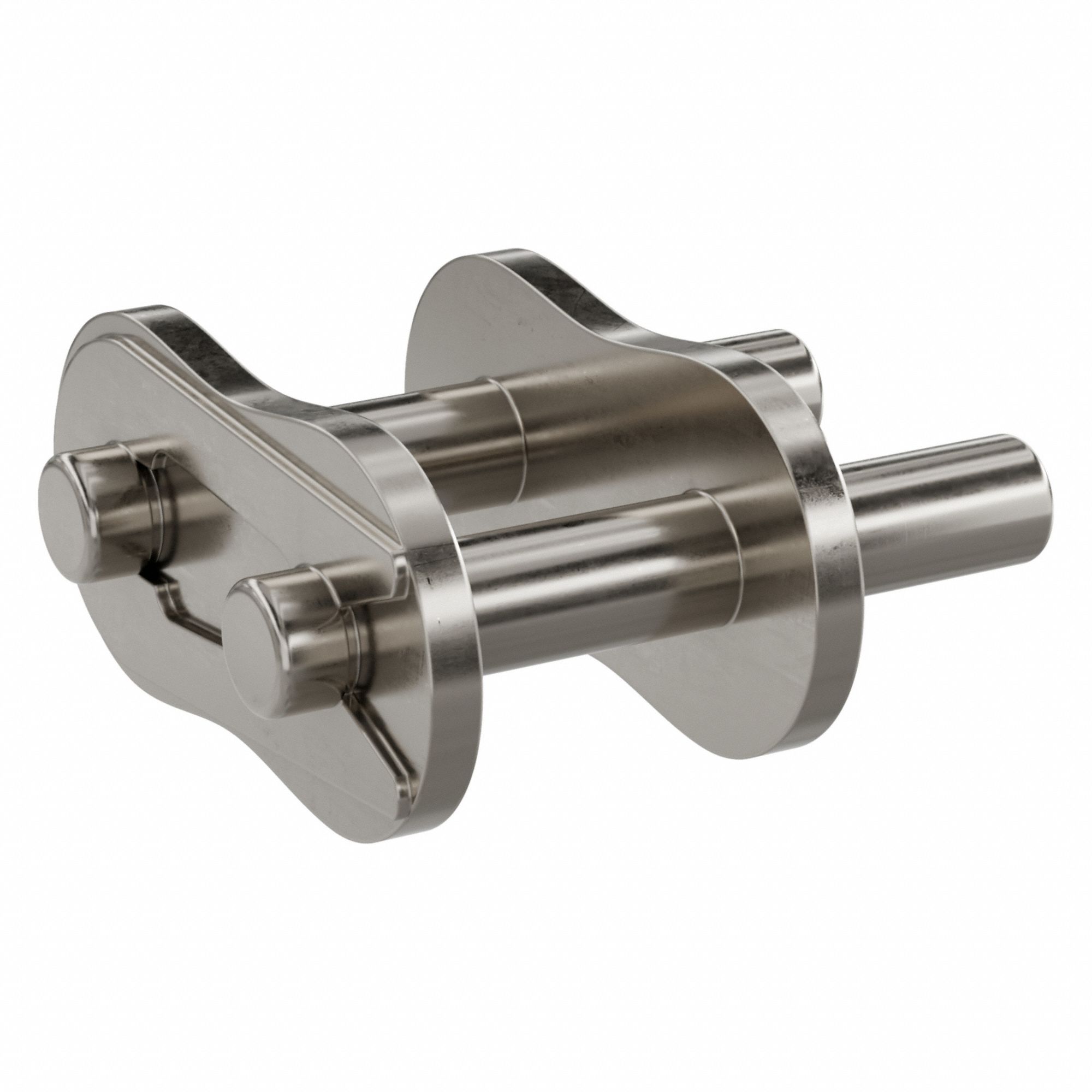 Attachment Link: For Nickel-Plated Steel Roller Chains, D-3, 50, Single Strand, Steel, 5 PK