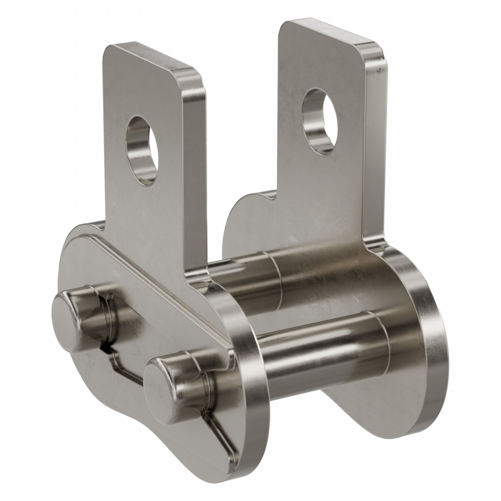 Attachment Link: For Nickel-Plated Steel Roller Chains, SK-1, 50, Single Strand, Steel, 5 PK