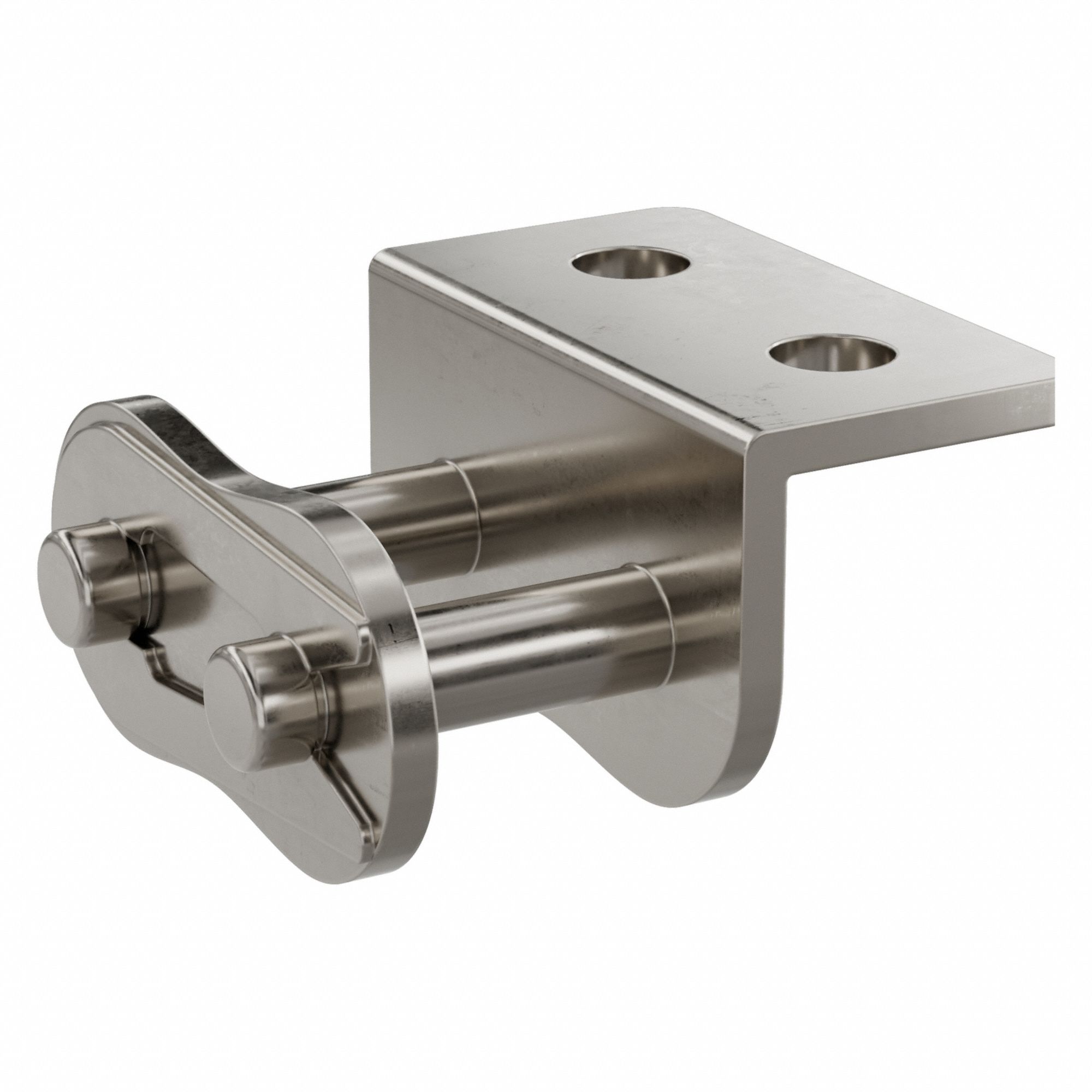 Attachment Link: For Nickel-Plated Steel Roller Chains, A-2, 50, Single Strand, Steel, 5 PK