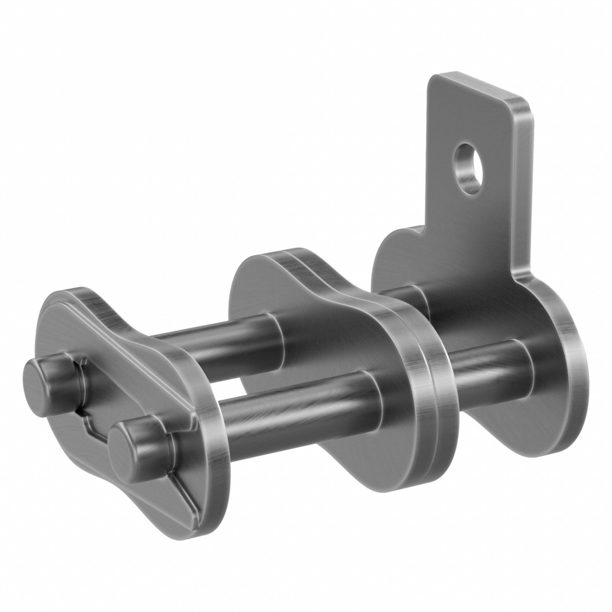 Attachment Link: For Std Roller Chains, SA-1, 60, Double Strand, 3/4 in Pitch, Steel, 5 PK