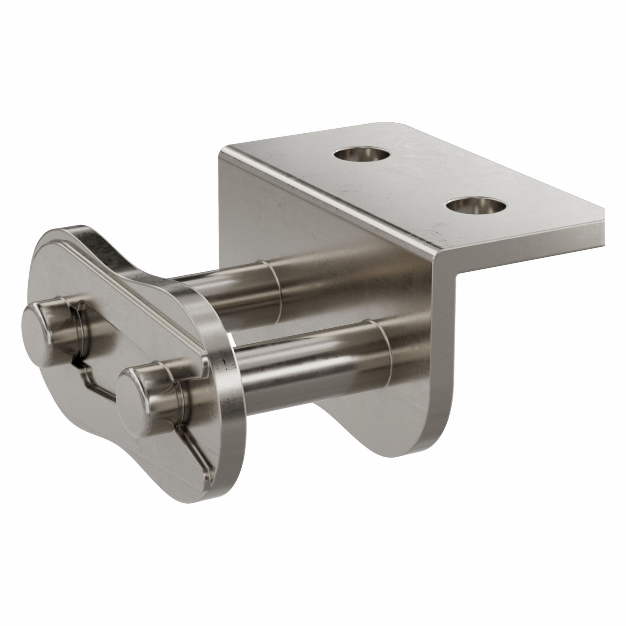 Attachment Link: For Nickel-Plated Steel Roller Chains, A-2, 60, Single Strand, Steel, 5 PK