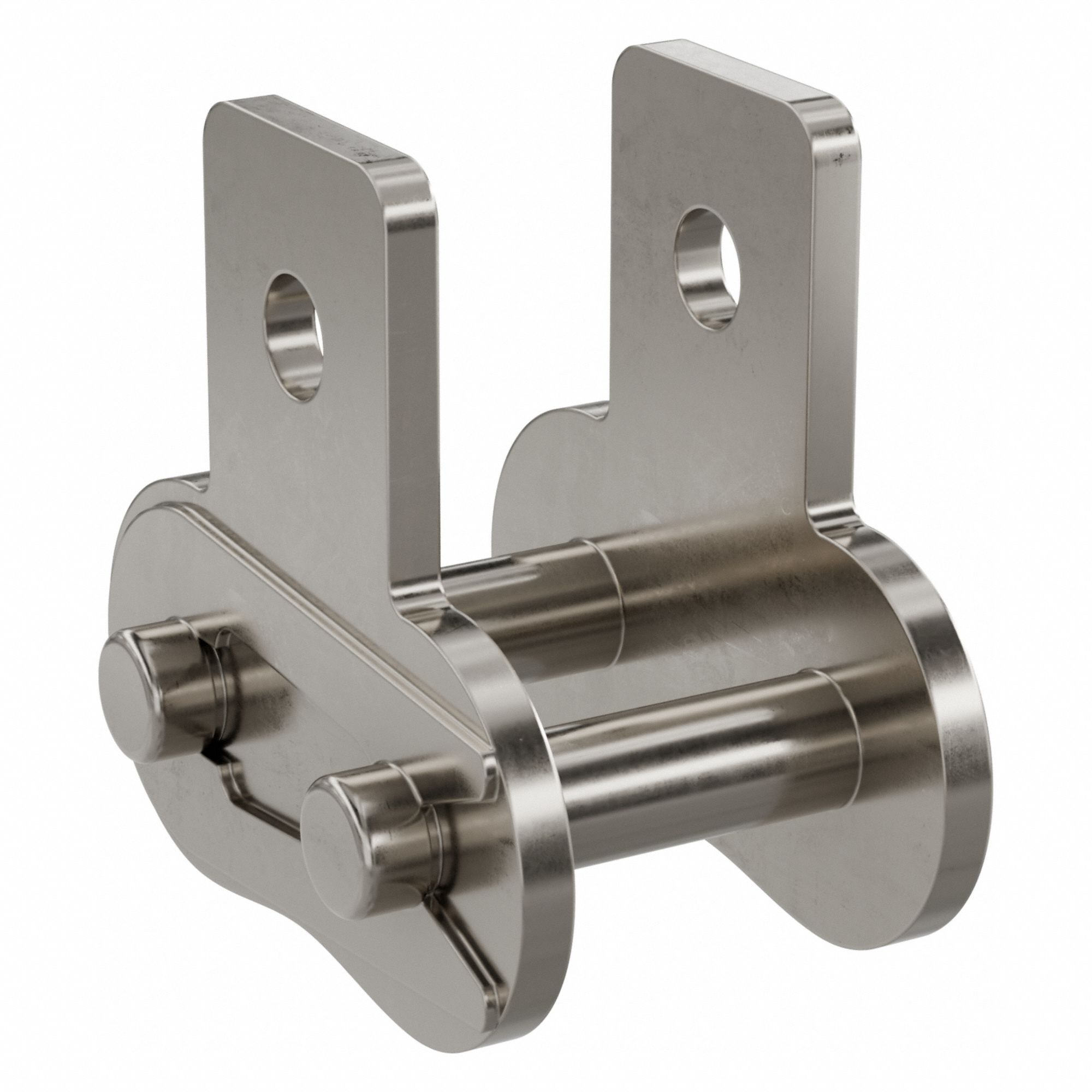 Attachment Link: For Nickel-Plated Steel Roller Chains, SK-1, 60, Single Strand, Steel, 5 PK