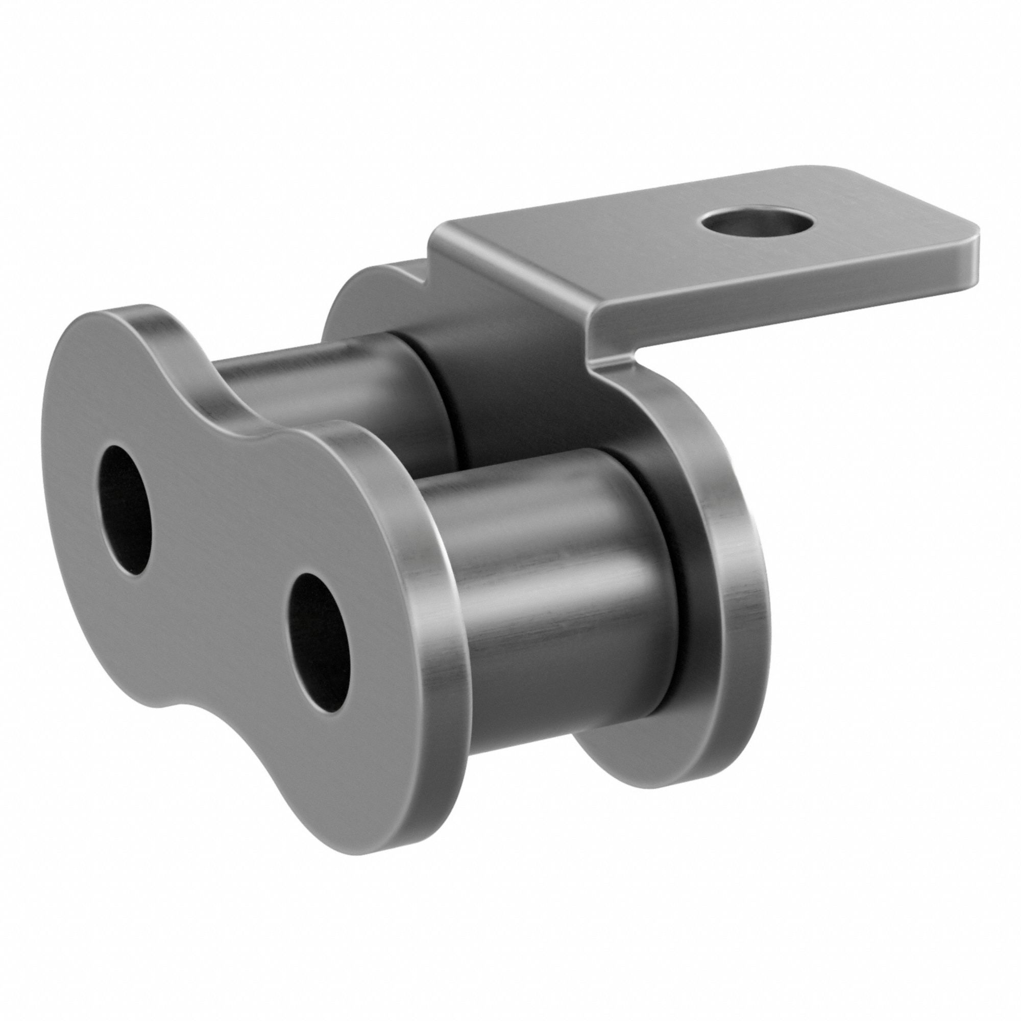 Roller Attachment Link: For Std Roller Chains, A-1, 80, Single Strand, 1 in Pitch, Steel