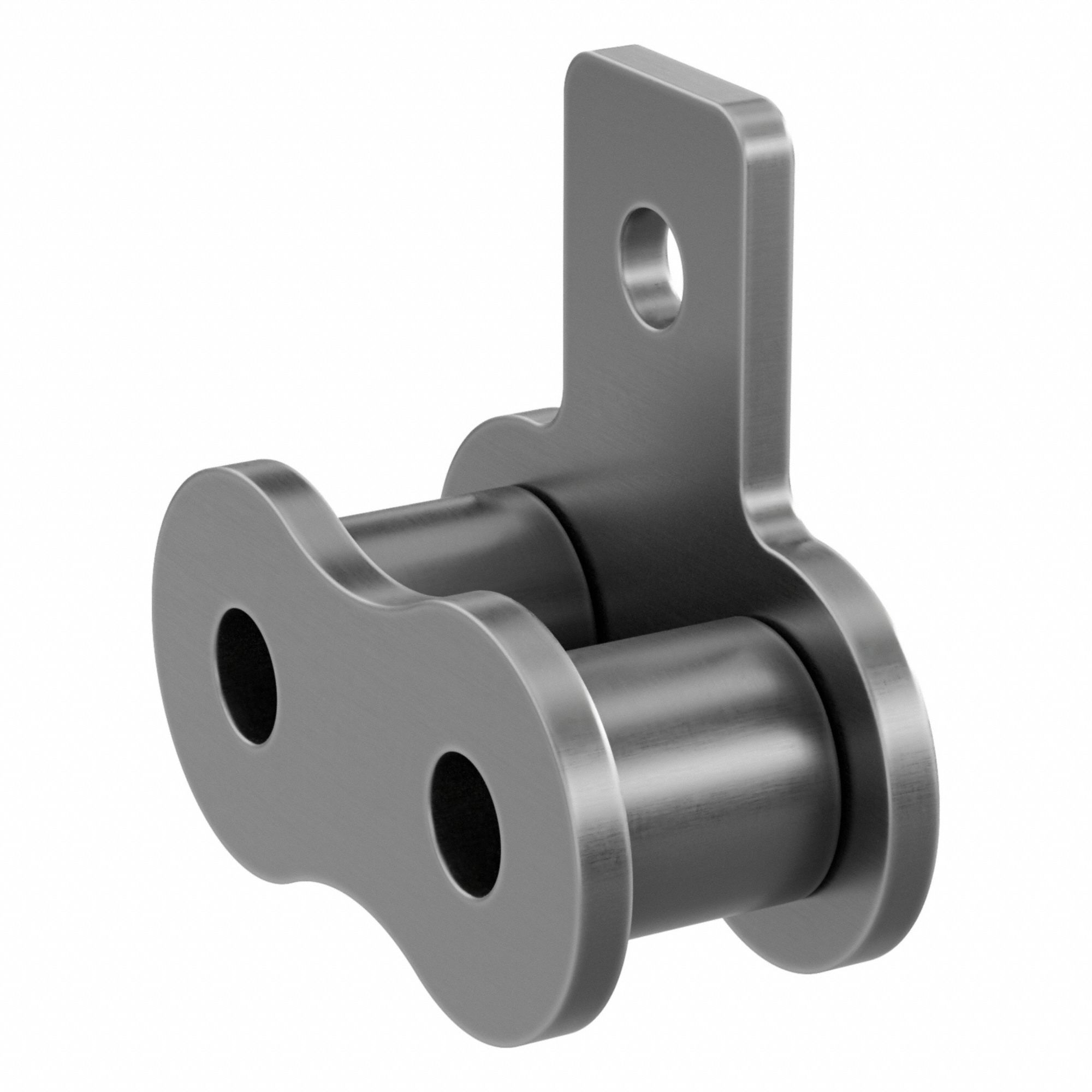 Roller Attachment Link: For Std Roller Chains, SA-1, 80, Single Strand, 1 in Pitch, Steel