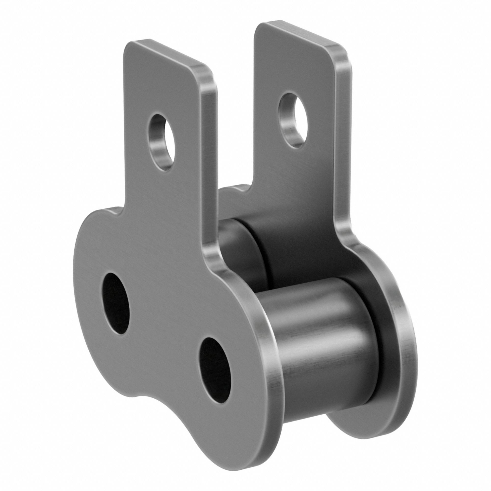 Roller Attachment Link: For Std Roller Chains, SK-1, 80, Single Strand, 1 in Pitch, Steel