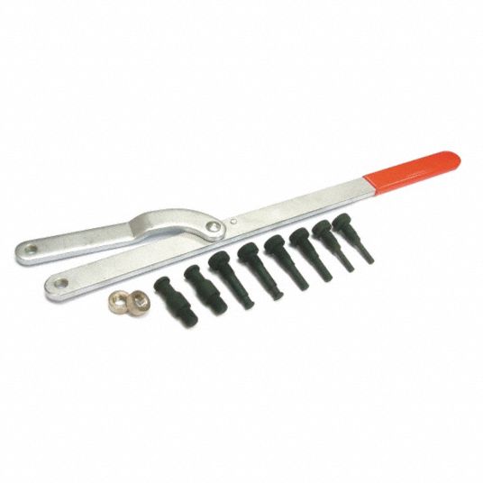 WESTWARD Universal Pulley Holder and Fan Clutch Set 11 Pieces, 21 in