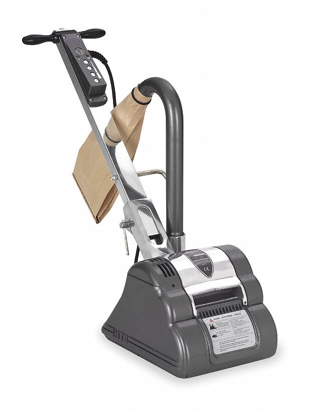 Drum Floor Sander: 8 in x 19 1/2 in Abrasive, Clamp, Variable Speed, 8, 500 RPM Max