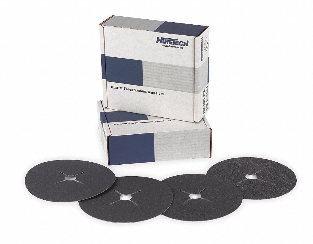Floor Sanding Disc: 7 in Abrasive, For HT7 Series, 120 Grit, 25 PK