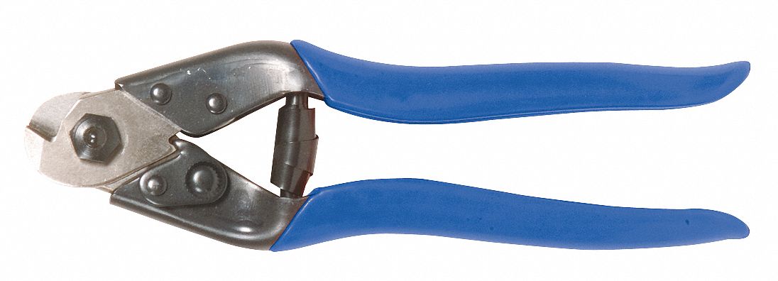 WIRE ROPE CUTTER,8 IN L,1/4 IN CAP