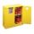 FLAMMABLES SAFETY CABINET, STANDARD, 30 GALLON, 43 X 18 X 44 IN, YELLOW, SELF-CLOSING