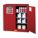 FLAMMABLES SAFETY CABINET, STANDARD, 40 GALLON, 43 X 18 X 44 IN, RED, MANUAL CLOSE