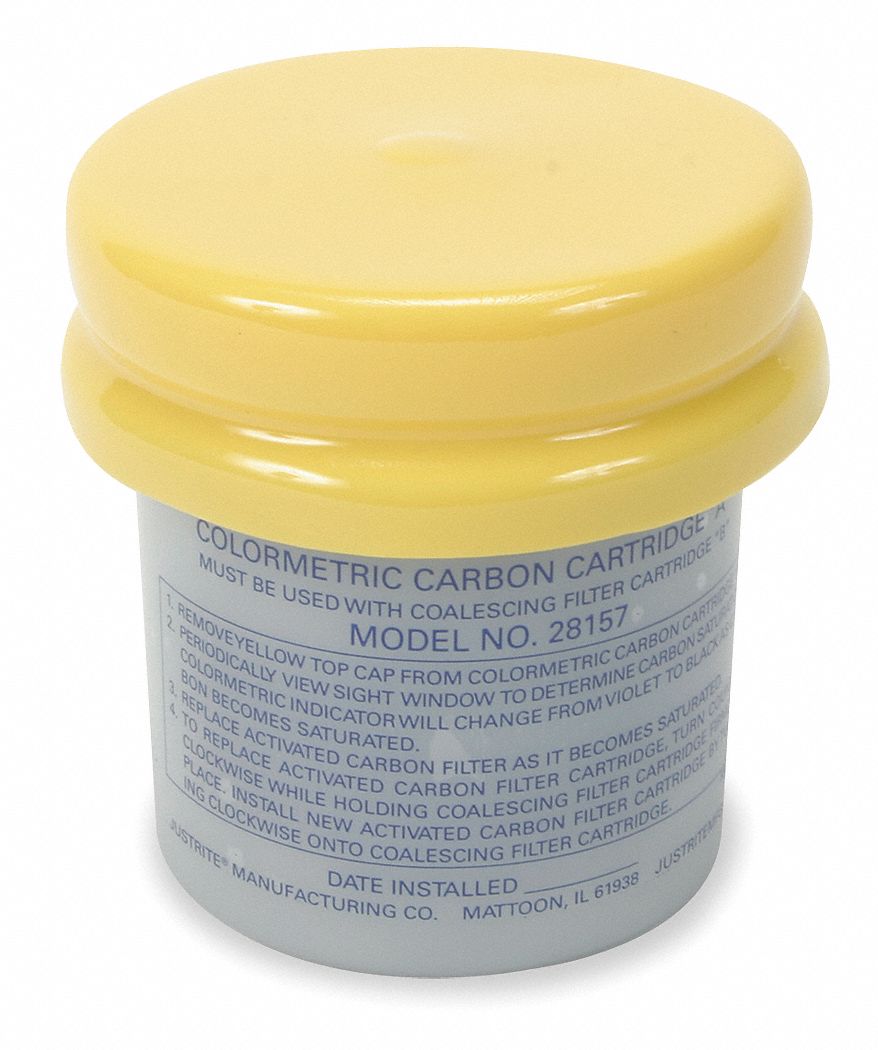 HPLC Replacement Carbon Filters: Plastic, For 1YNK8/1YNK9, 3 PK