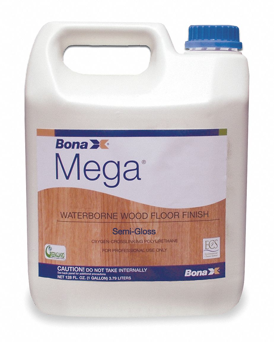 Floor Finish: Jug, 1 gal Container Size, Ready to Use, Liquid, 0% Solids Content