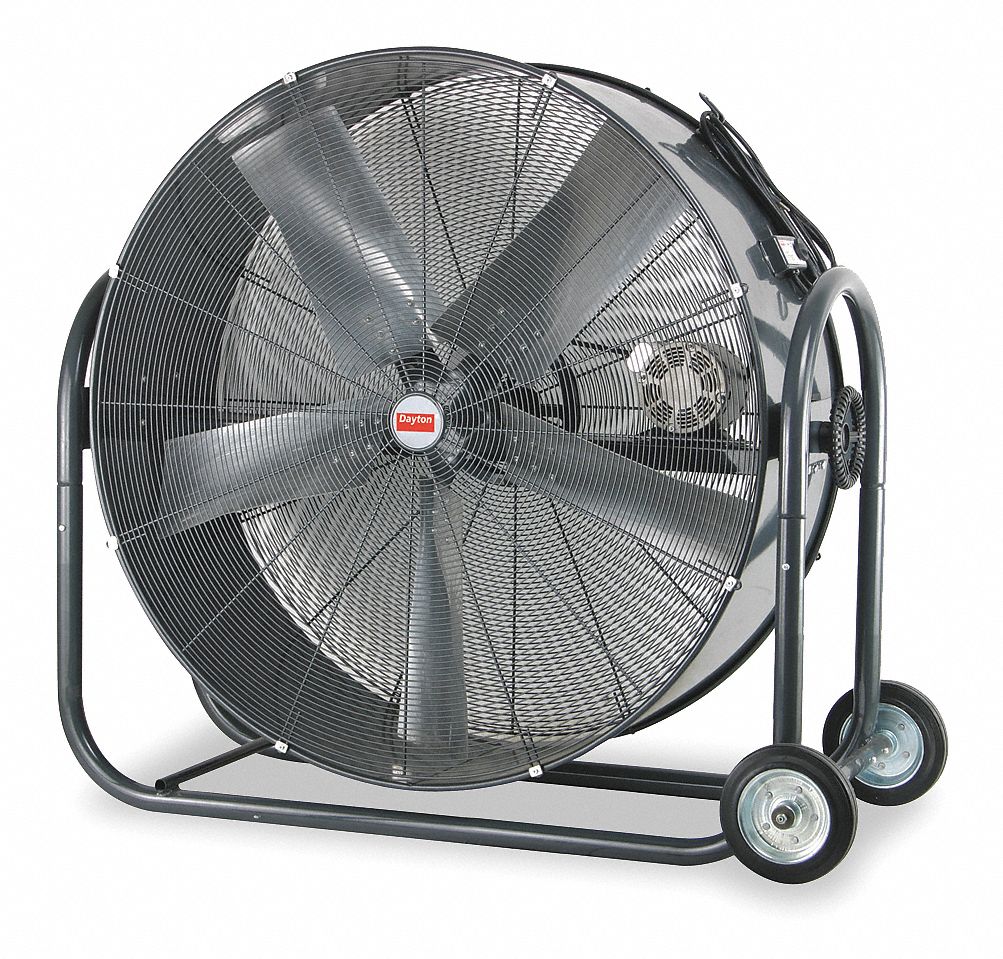 Dayton 36 Standard Duty Industrial Fan Mobile Floor 120vac