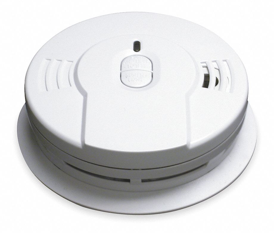 Kidde Smoke Detector Battery Operated - 2 Pack Ionization Fire Alarm With 9V Battery