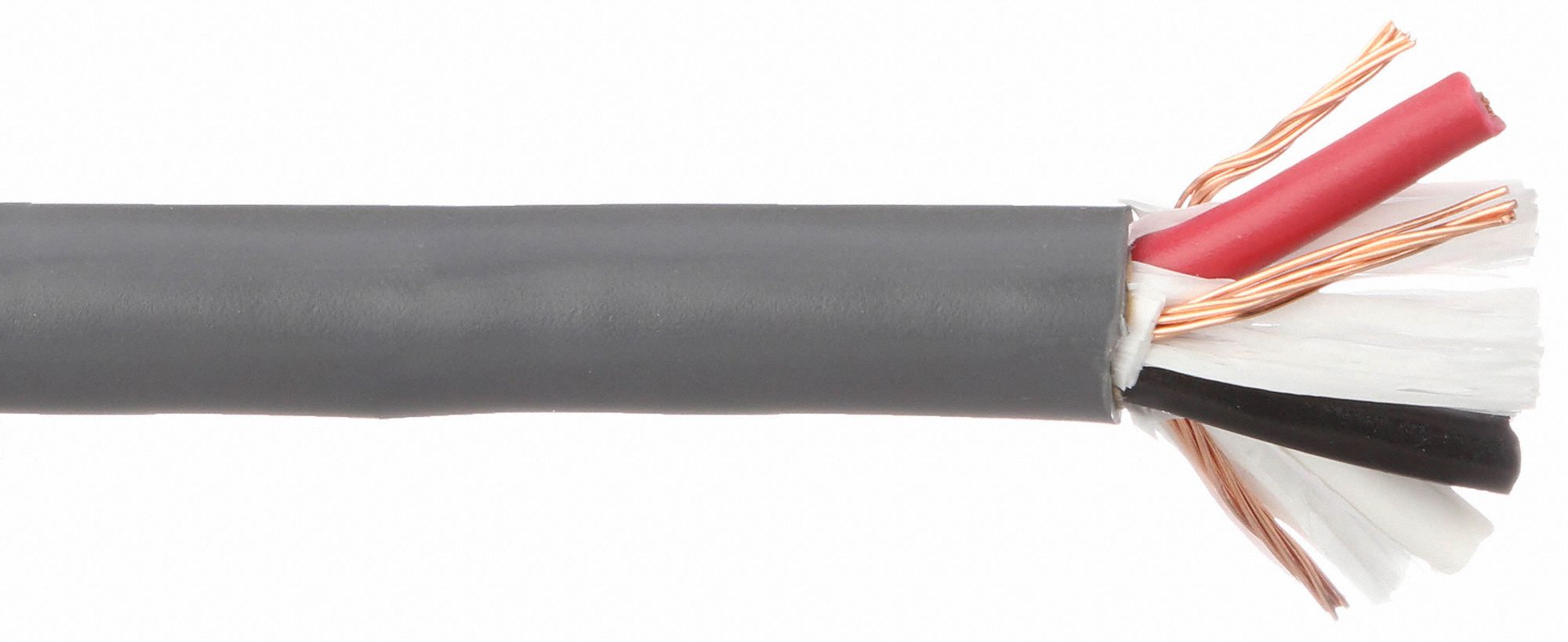 CAROL Bus Drop Cable, Number of Conductors 3, 12 AWG, PVC, Gray, 250 ft