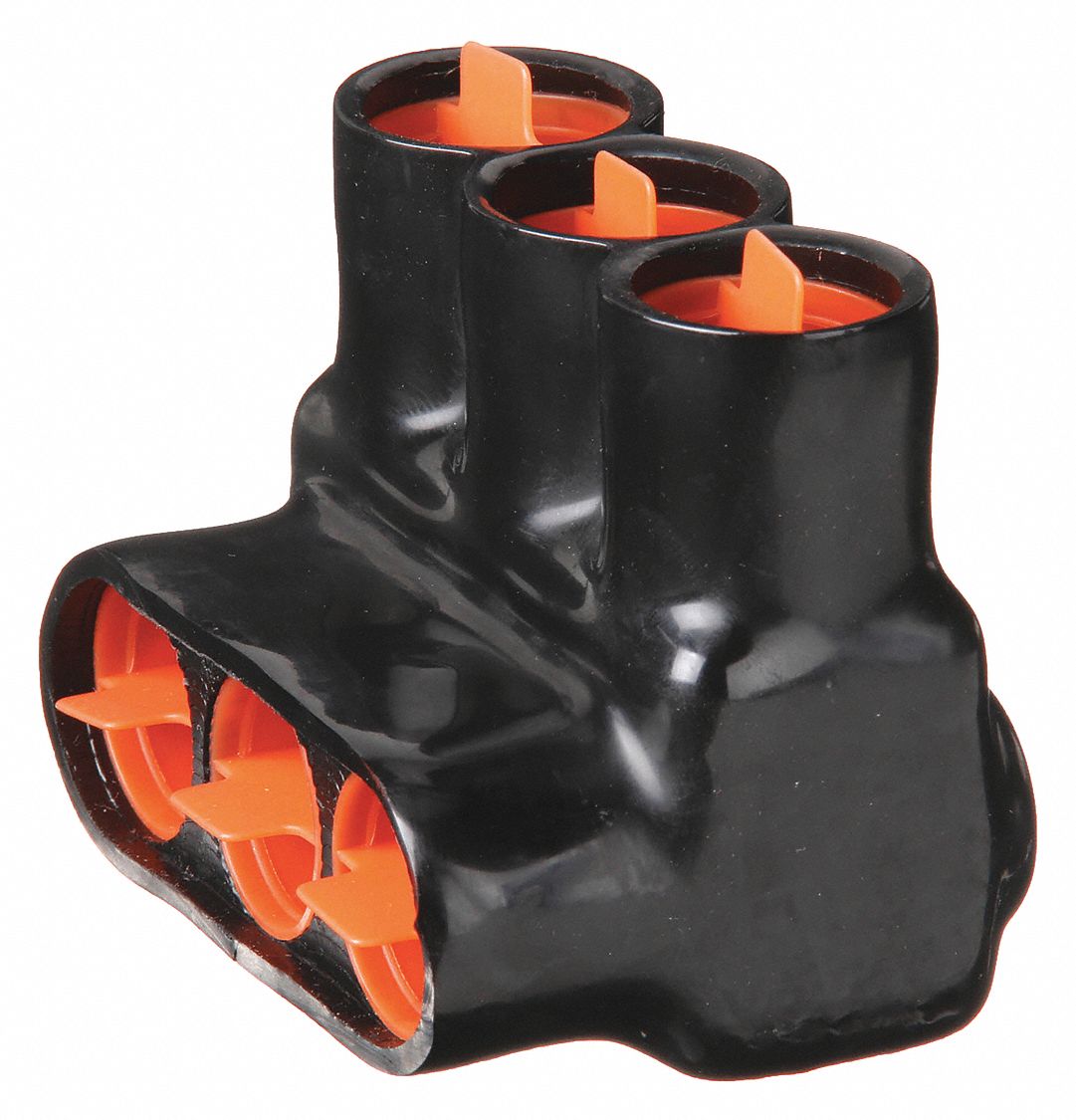 Multitap Connector: 3 Port, Single-Sided Entry, 10 AWG – 350 kcmil Wire Size, Burial Rated