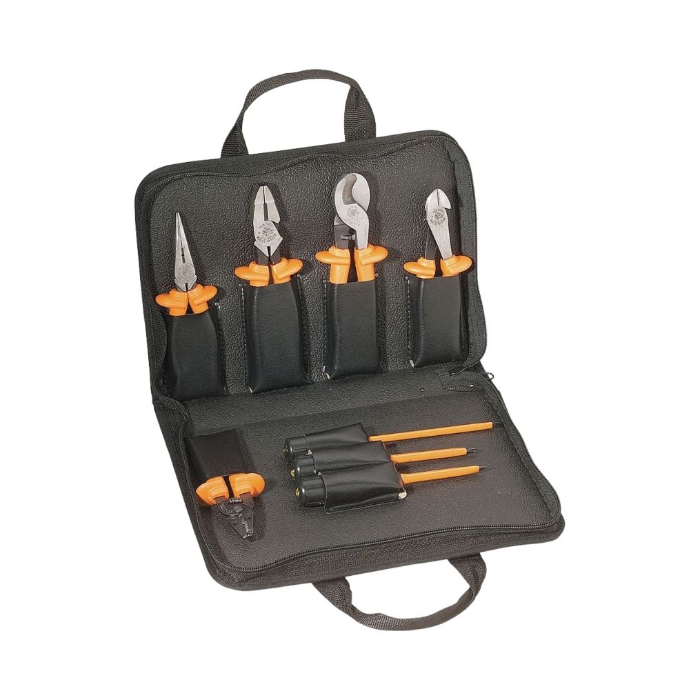 Insulated Tool Kit: Insulated, 8 Total Pcs, Tool Case