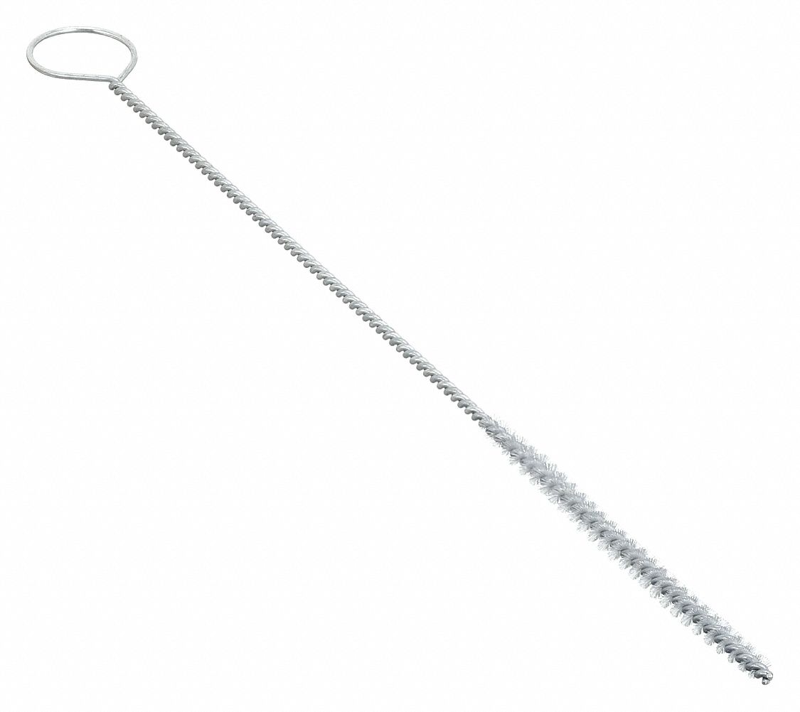 PIPE BRUSH,POLYESTER,WHITE,12 IN. O