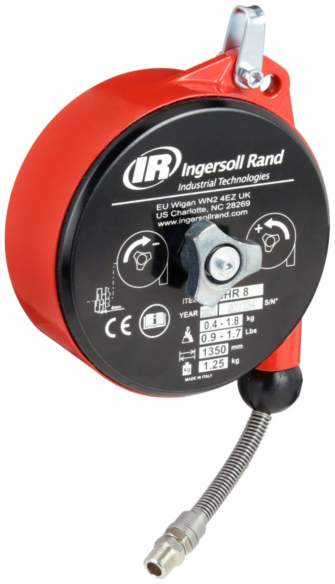 INGERSOLL RAND AIR HOSE TOOL BALANCER,TOOL 0.9-1.7 LB - Air-Powered Tool  Hose Balancers - IRGBHR8