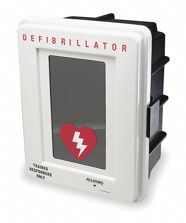 1YUB8 - Defibrillator Storage Cabinet Wall Mount