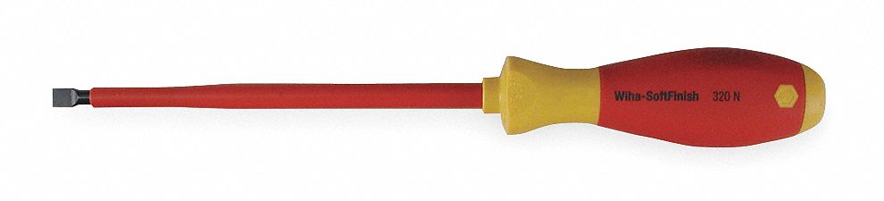 Insltd Slotted Screwdriver 9/64 in