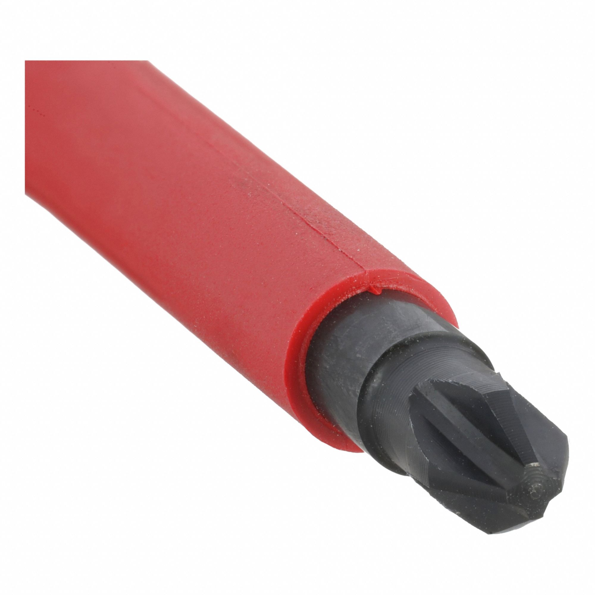 Insulated Phillips Screwdriver: Insulated SoftFinish, Long Lg, Not ESD Safe, Not Tether Capable