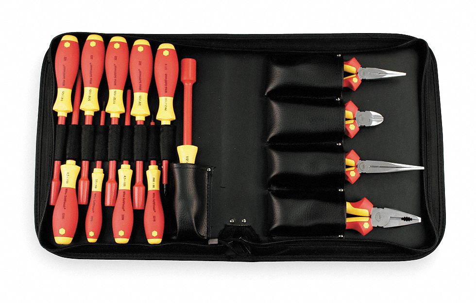 Wiha Insulated 14 Total Pcs Insulated Tool Kit 1yul632192 Grainger