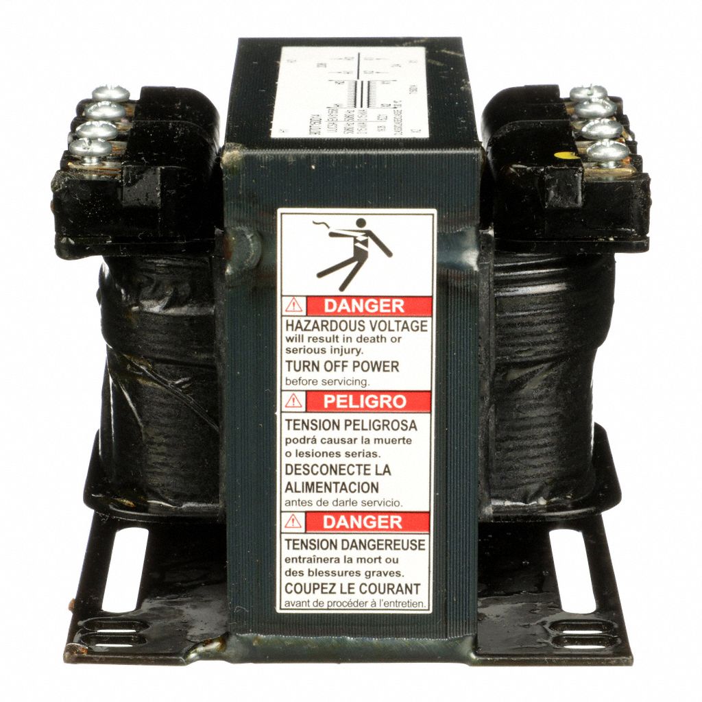 Control Transformer: 208V AC, 24V AC, Foot, 150 VA, Single Phase