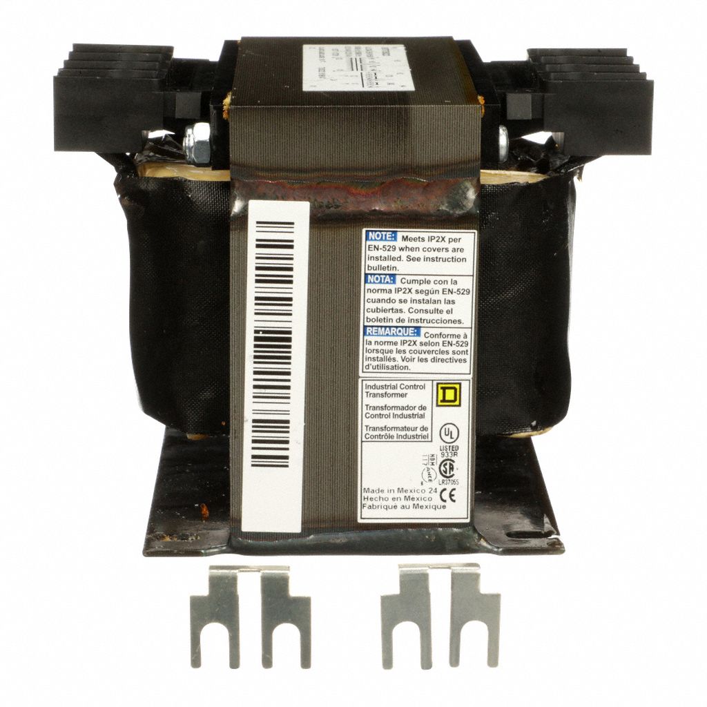 Control Transformer: 120V AC/240V AC, 24V AC, Foot, 350 VA, Single Phase