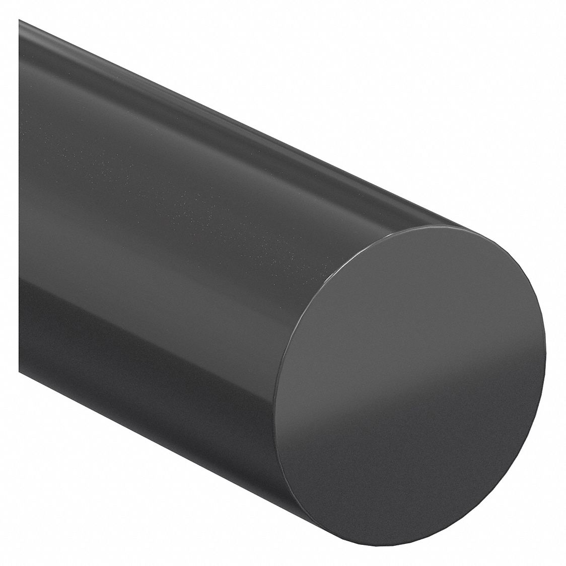 6 ft Plastic Lg, Black, Plastic Rod - 1YVR2|1YVR2 - Grainger