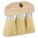 ROOFING BRUSH, 6 IN LENGTH, WOOD, 6½ IN HEAD L