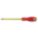INSULATED SLOTTED SCREWDRIVER, 1/8 IN TIP SIZE, 6 3/4 IN OVERALL L, 4 IN SHANK L