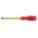 INSULATD SCREWDRIVER,PHILLIPS,#3X6IN,RND