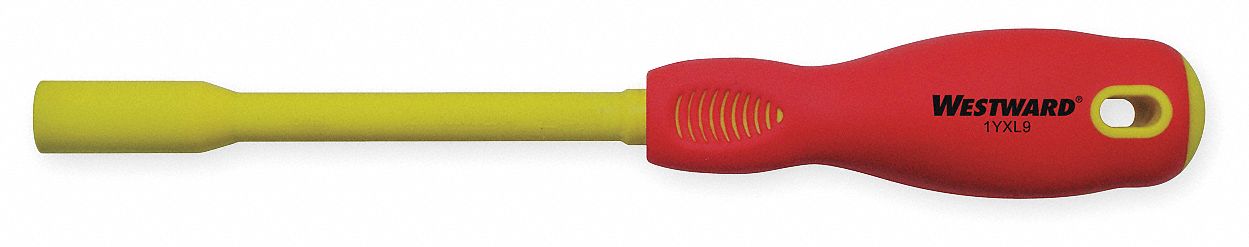 Solid Round Shank Nut Driver: Straight, Metric, Without Magnetized Tip, Std, 8 mm Tip Size