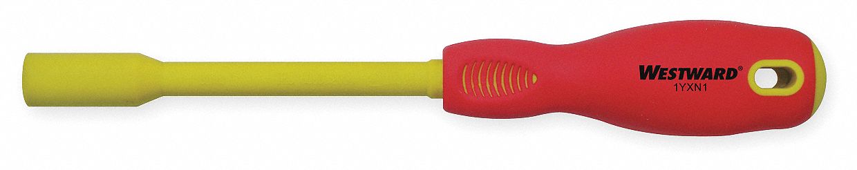 Solid Round Shank Nut Driver: Straight, Metric, Without Magnetized Tip, Std, 9 mm Tip Size