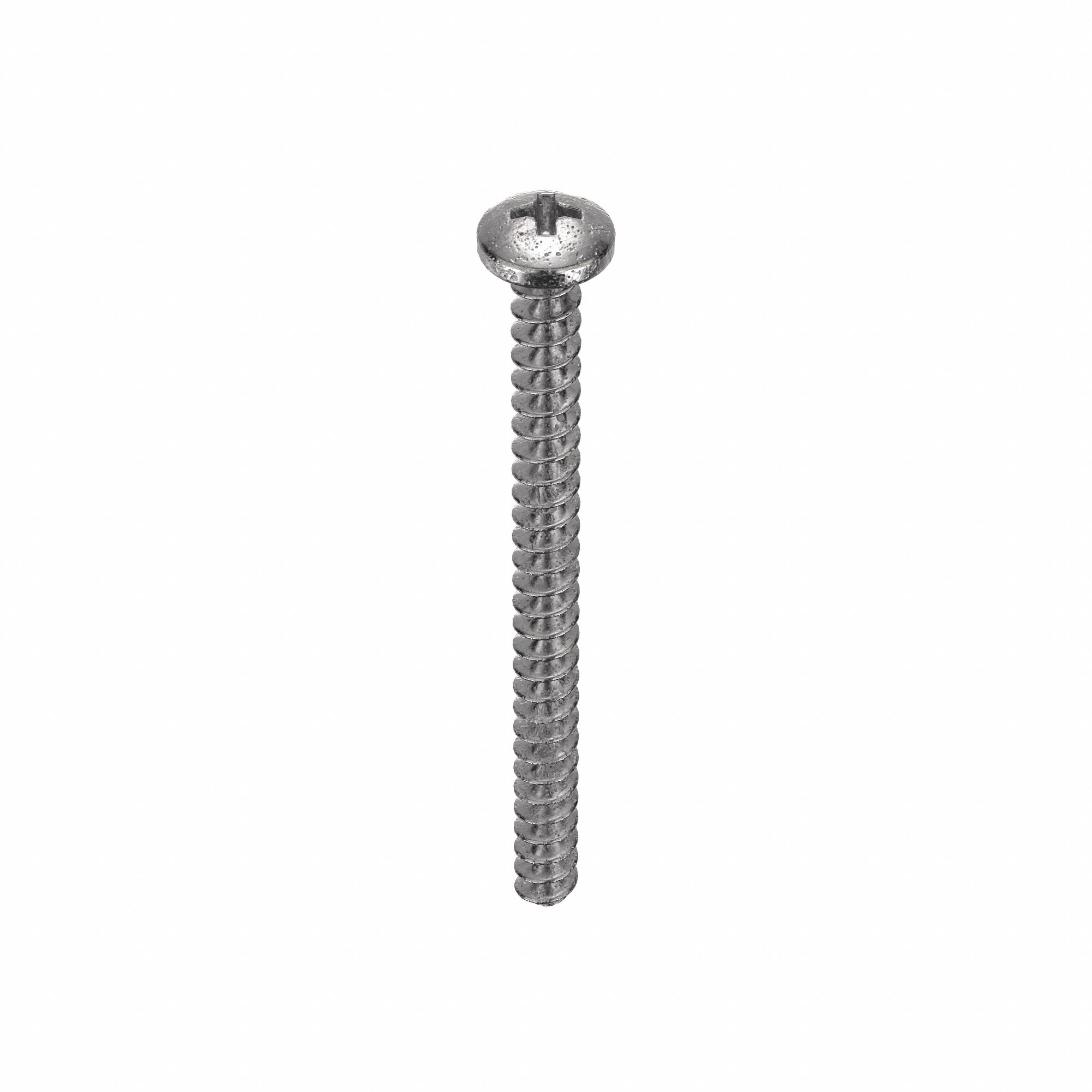 APPROVED VENDOR Tornillo De Máquina #10-24, Estilo De La Cabeza Pan Acabado Sencilla 18 8 Acero Inoxidable 100 Pk