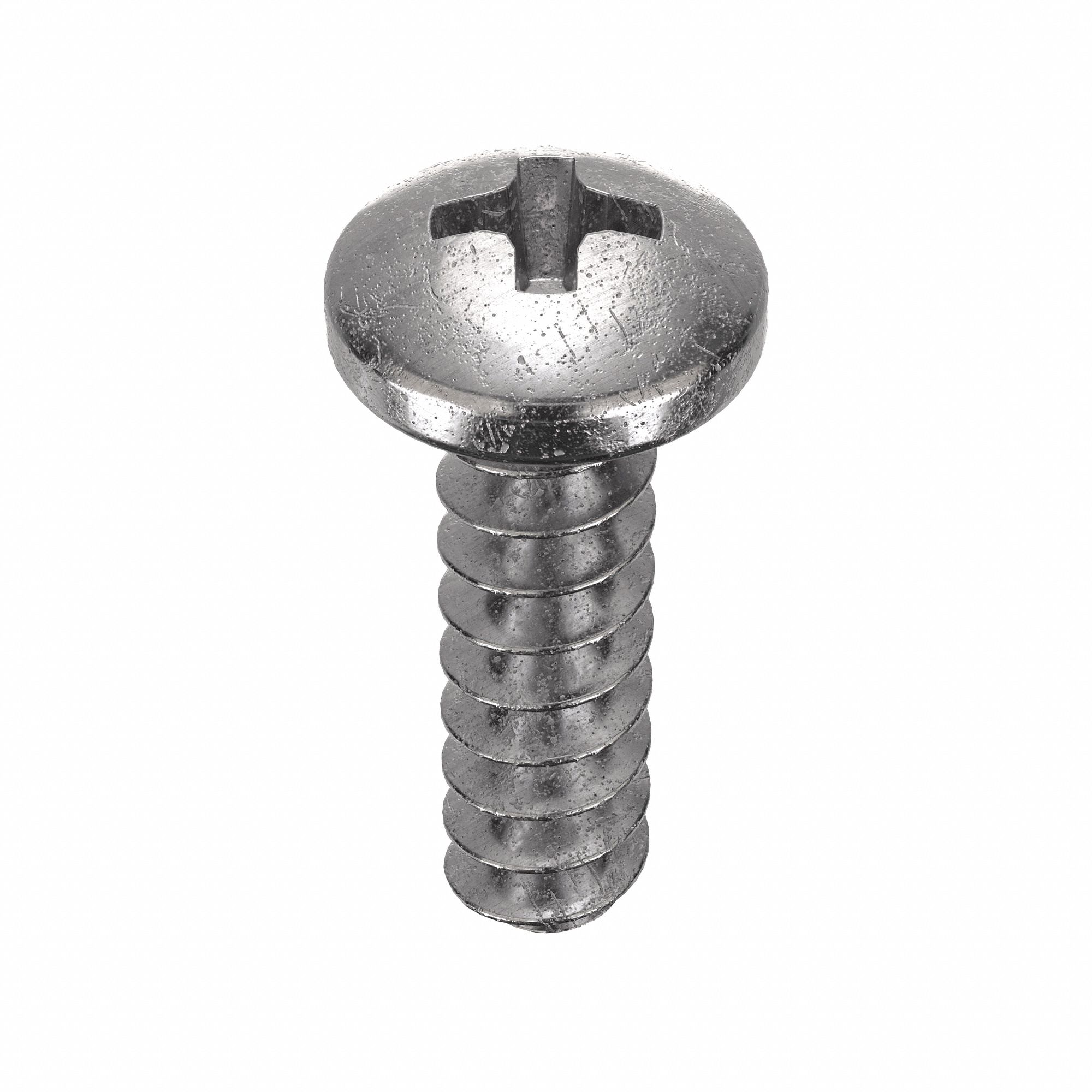 MACHINE SCREW, #1-72 THREAD, ¼ IN L, 18-8 SS, PLAIN FINISH, PAN, PHILLIPS, 100 PK